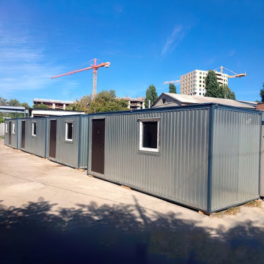 Проект Жилая металлическая бытовка - фото